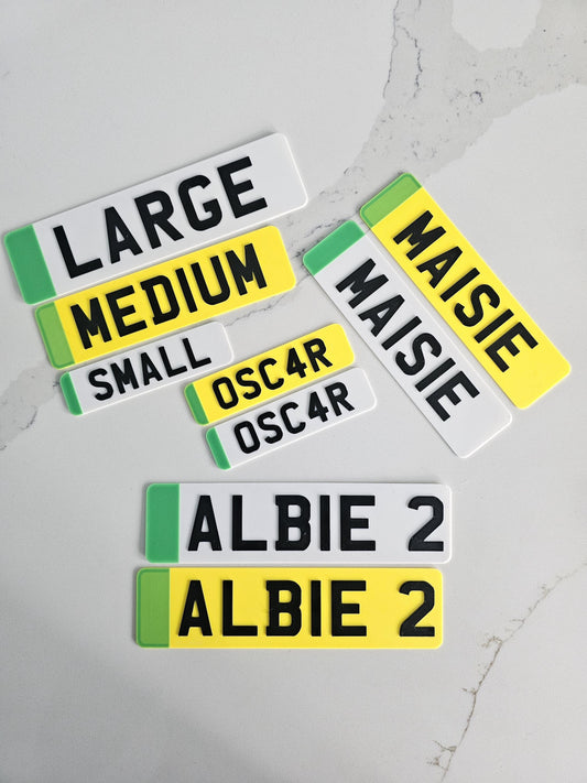 EV Car License Plate, Kids number plate, Toddler Gift, Personalised plate, 4th Birthday gift, New car gift, mini racer, Electric Ride On