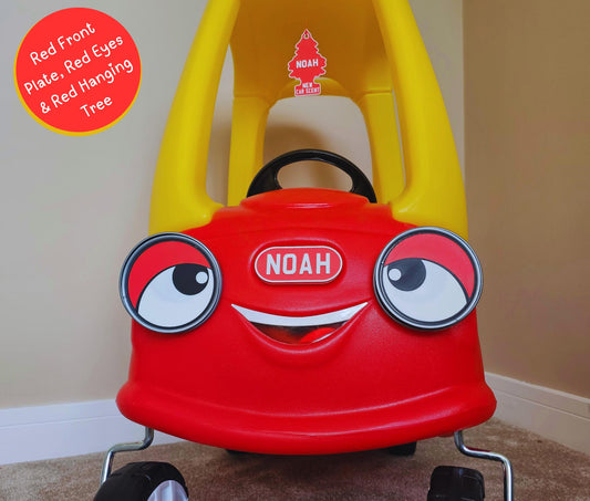 Little Tikes Number Plates and Accessories, Push on Car Customisation, Personalised Toy Car, 1st Birthday Gift, Kids Garden Toys, Children's